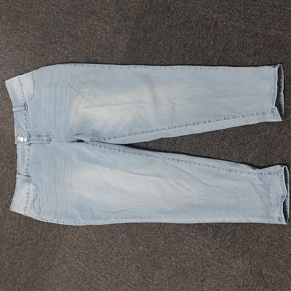 Deja Bleu Premium Light Wash High Rise Skinny Jeans Plus Sz 20